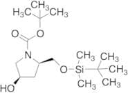 (2R,4R)-2-[[[(1,1-Dimethylethyl)dimethylsilyl]oxy]methyl]-4-hydroxy-1-pyrrolidinecarboxylic Acid 1…