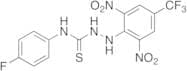2-[2,6-Dinitro-4-(trifluoromethyl)phenyl]-N-(4-fluorophenyl)hydrazinecarbothioamide