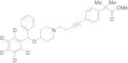 4-[4-[4-(Diphenylmethoxy-d5)-1-piperidinyl]-1-butyne]-α,α-dimethyl-benzeneacetic Acid Methyl Ester