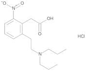 2-[2-(Dipropylamino)ethyl]-6-nitrophenyl Acetic Acid Hydrochloride