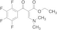 α-[(Dimethylamino)methylene]-2,3,4,5-tetrafluoro-β-oxo-benzenepropanoic Acid Ethyl Ester