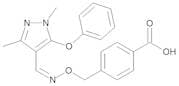 (Z)-4-[(1,3-Dimethyl-5-phenoxy-1H-pyrazol-4-yl)methylene]4-amino]oxy]methyl]-benzoic acid