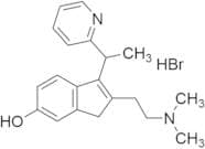 2-(2-(Dimethylamino)ethyl)-3-(1-(pyridin-2-yl)ethyl)-1H-inden-6-ol HBr Salt