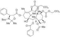 13-{[(3-N-Boc)-2,2-dimethyl-4S-phenyl-1,3-oxazolidin-5R-yl]formyl}-10-deacetyl-7,10-bis{[(2,2,2-tr…