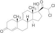 21,​21-​Dichloro-​17-​hydroxy-pregna-​4,​9(11)​-​diene-​3,​20-​dione