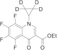 Des-3,5-dimethylpiperazine 4-Ethoxy Orbifloxacin-d4