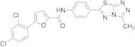 5-​(2,​4-​Dichlorophenyl)​-​N-​[4-​(3-​methyl-​1,​2,​4-​triazolo[3,​4-​b]​[1,​3,​4]​thiadiazol-​6-…