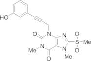 3,7-Dihydro-3-[3-(3-hydroxyphenyl)-2-propyn-1-yl]-1,7-dimethyl-8-(methylsulfonyl)-1H-purine-2,6-di…
