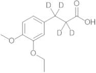 3-(3-Ethoxy-4-methoxyphenyl)propionic-2,2,3,3-d4 Acid