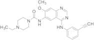 4-Ethyl-N-[4-[(3-ethynylphenyl)amino]-7-methoxy-6-quinazolinyl]-1-piperazinecarboxamide