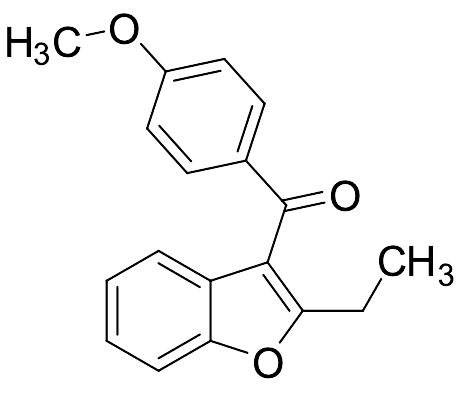 2-Ethylbenzofuran-​3-​yl p-​Methoxyphenyl Ketone
