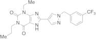 3-Ethyl-3,9-dihydro-1-propyl-8-[1-[[3-(trifluoromethyl)phenyl]methyl]-1H-pyrazol-4-yl]-1H-purine-2…