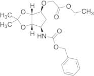 Ethyl 2-[[(3aR,4S,6R,6aS)-6-[(Benzyloxycarbonyl)amino]-2,2-dimethyltetrahydro-3aH-cyclopenta[d][1,…