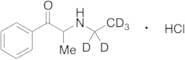 2-(Ethylamino)propiophenone-d5 Hydrochloride