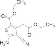 Ethyl 5-amino-4-cyano-3-(2-ethoxy-2-oxoethyl)thiophene-2-carboxylate