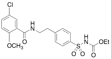 Ethyl 4-[2-(5-Chloro-2-methoxybenzamido)ethyl]benzene Sulfonamide Carbamate