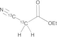 Ethyl Cyanoacetate-2,3-13C2