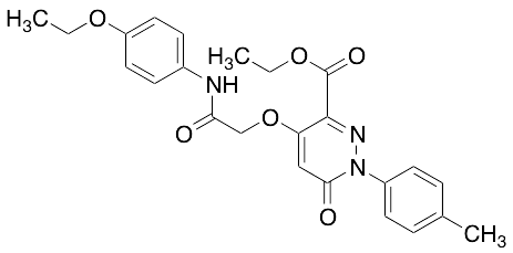 Ethyl 4-[2-[(4-Ethoxyphenyl)amino]-2-oxoethoxy]-1,6-dihydro-1-(4-methylphenyl)-6-oxo-3-pyridazinec…