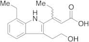 3-(7-Ethyl-3-(2-hydroxyethyl)-1H-indol-2-yl)pent-2-enoic Acid