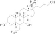(3α,5β,6α,7α)-6-Ethylcholane-3,7,24-triol