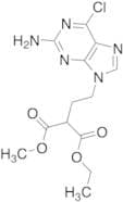 1-Ethyl 3-Methyl 2-(2-(2-amino-6-chloro-9H-purin-9-yl)ethyl)malonate