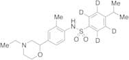 N-[4-(4-Ethyl-2-morpholinyl)-2-methylphenyl]-4-(1-methylethyl)benzenesulfonamide-d4