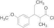 (alphaR,betaR)-β-Ethyl-3-methoxy-α-methylbenzenepropanoyl Chloride
