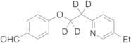 4-[2-(5-Ethyl-2-pyridinyl)-d4-ethoxy]benzaldehyde