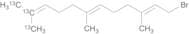 (E,E)-Farnesyl-13C3 Bromide