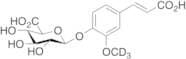Ferulic Acid-d3 4-O-β-D-Glucuronide