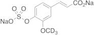 Ferulic Acid-d3 4-O-Sulfate Disodium Salt
