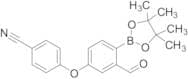 4-(3-Formyl-4-(4,4,5,5-tetramethyl-1,3,2-dioxaborolan-2-yl)phenoxy)benzonitrile