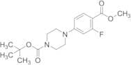 tert-​Butyl 4-​(3-​fluoro-​4-​(methoxycarbonyl)​phenyl)​piperazine-​1-​carboxylate