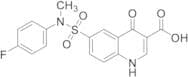 6-[(4-Fluorophenyl)methylsulfamoyl]-4-oxo-1,4-dihydroquinoline-3-carboxylic Acid