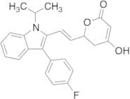 6-[(1E)-2-[3-(4-Fluorophenyl)-1-(1-methylethyl)-1H-indol-2-yl]ethenyl]-5,6-dihydro-4-hydroxy-2H-py…