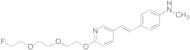 4-[(1E)-2-[6-[2-[2-(2-Fluoroethoxy)ethoxy]ethoxy]-3-pyridinyl]ethenyl]-N-methyl-benzenamine
