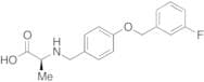 (S)-2-[[4-[(3-Fluorobenzyl)oxy]benzyl]amino]propionic acid