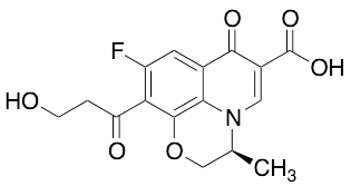 (3S)-9-Fluoro-2,3-dihydro-10-(3-hydroxy-1-oxopropyl)-3-methyl-7-oxo-7H-pyrido[1,2,3-de]-1,4-benzox…