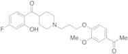 1-[4-[3-[4-(4-Fluoro-2-hydroxybenzoyl)-1-piperidinyl]propoxy]-3-methoxyphenyl]-ethanone