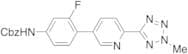 N-[3-Fluoro-4-[6-(2-methyl-2H-tetrazol-5-yl)-3-pyridinyl]phenyl]carbamic Acid Phenylmethyl Ester