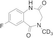 7-Fluoro-3,4-dihydro-4-methyl-1H-1,4-benzodiazepine-2,5-dione-d3