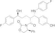 (4S)-3-[(2R,5S)-5-(4-Fluorophenyl)-2-[(S)-[(4-fluorophenyl)amino](4-hydroxyphenyl)methyl]-5-hydrox…