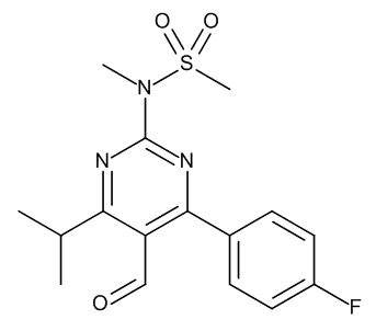 N-[4-(4-Fluorophenyl)-5-formyl-6-(1-methylethyl)-2-pyrimidinyl]-N-methyl-methanesulfonamide