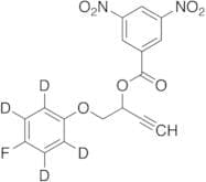 1-(4-Fluorophenoxy-d4)-2-(3,5-dinitrobenzoate)3-butyn-2-ol