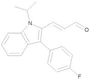 (E)-3-(3-(4-Fluorophenyl)-1-isopropyl-1H-indol-2-yl)acrylaldehyde