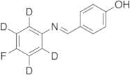 4-{[(p-Fluorophenyl)imino]methyl}phenol-d4