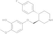 (3S-trans)-5-[[4-(4-Fluorophenyl)-3-piperidinyl]methoxy]-2-methoxyphenol (Paroxetine Metabolite)