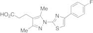 1-[4-(4-Fluorophenyl)-2-thiazolyl]-3,5-dimethyl-1H-pyrazole-4-propanoic Acid