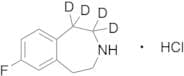 7-Fluoro-2,3,4,5-tetrahydro-1H-3-benzazepine-d4 Hydrochloride