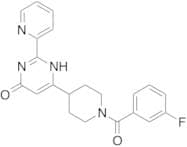 6-(1-(3-Fluorobenzoyl)piperidin-4-yl)-2-(pyridin-2-yl)pyrimidin-4(1H)-one